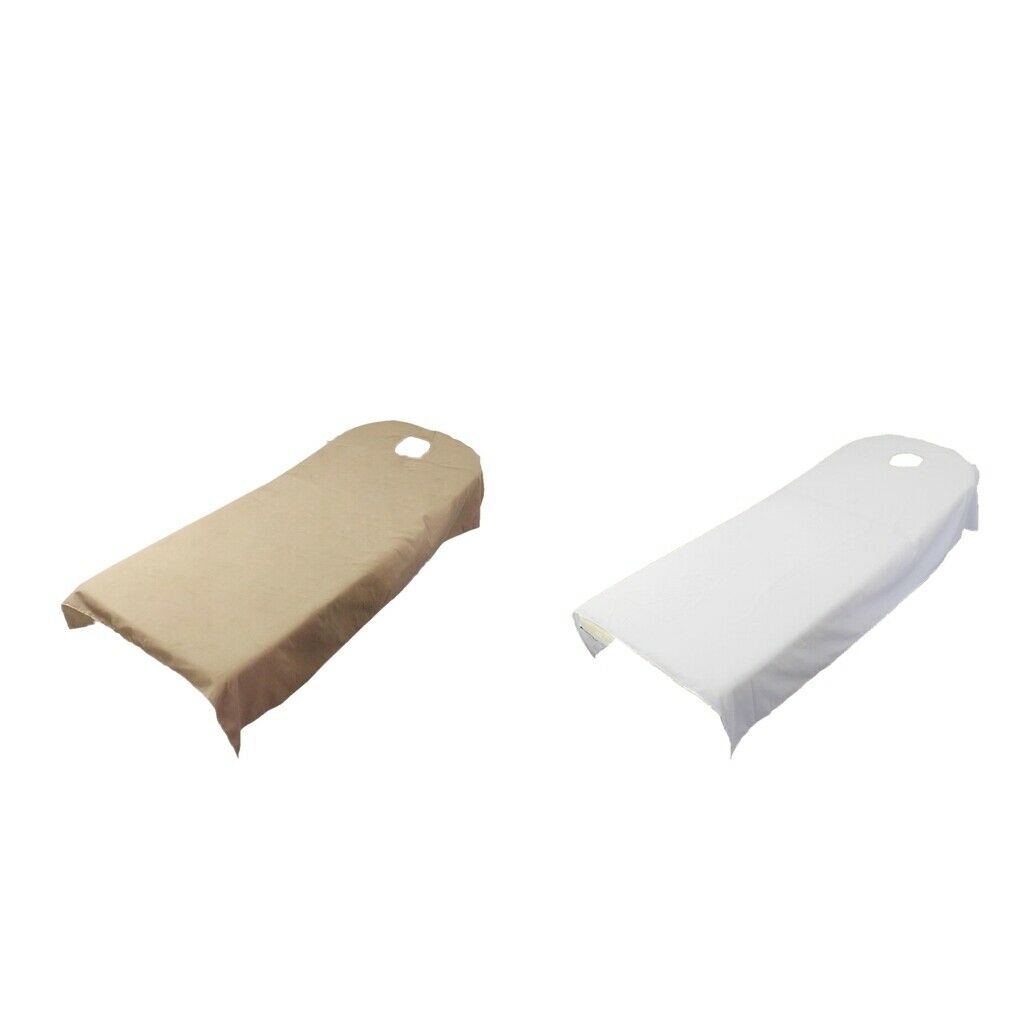 2pcs Soft Massage Table Cover Beauty Bed Sheet for Cosmetic Salon 80x190cm