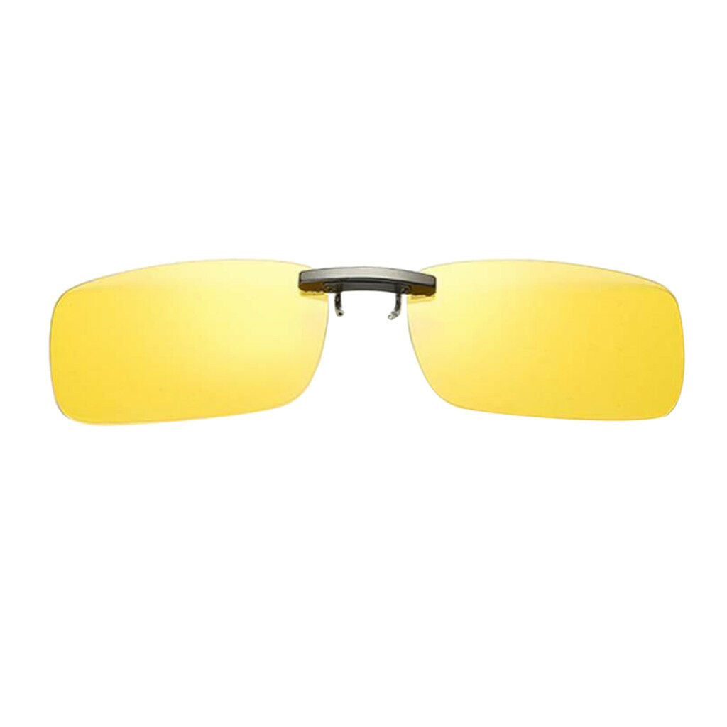 Polarized Driving Night Vision   Flip-up Lens UV 400 Sunglasses Gray
