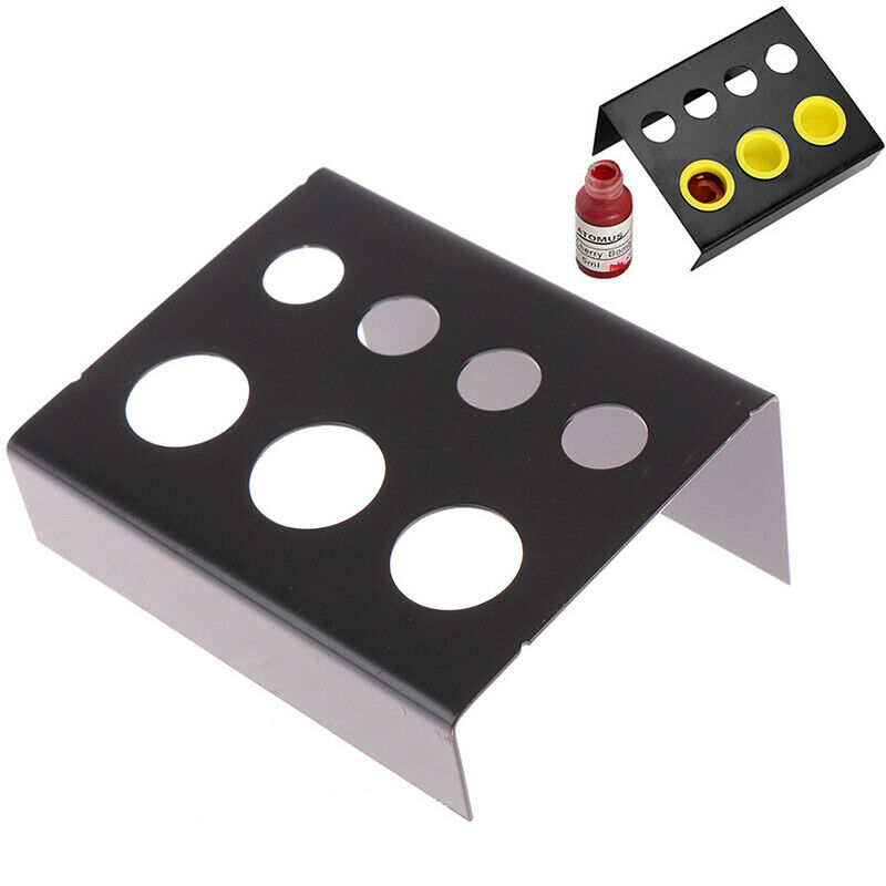 Stainless Steel Tattoo Ink Cup Holder For 7 cups Stand Machine Supply blackM NC