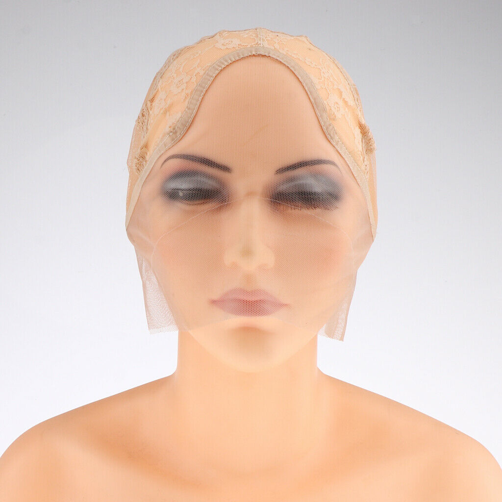 Durable Weaving Wig Lace   for Wig Making with Adjustable Strap Beige