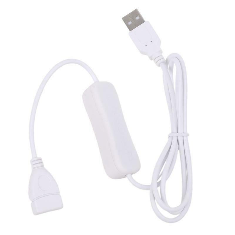 USB 2.0 Extension Cable with ON/Off Switch for USB LED Strips Fan Charger Laptop