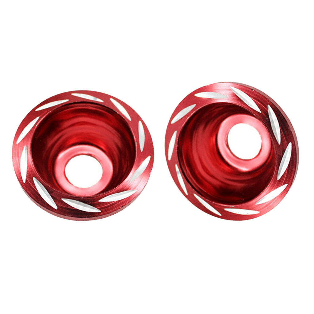 1 Pair Universal Motorcycle Fork Cup Front-wheel Modify Cups Decoration Red