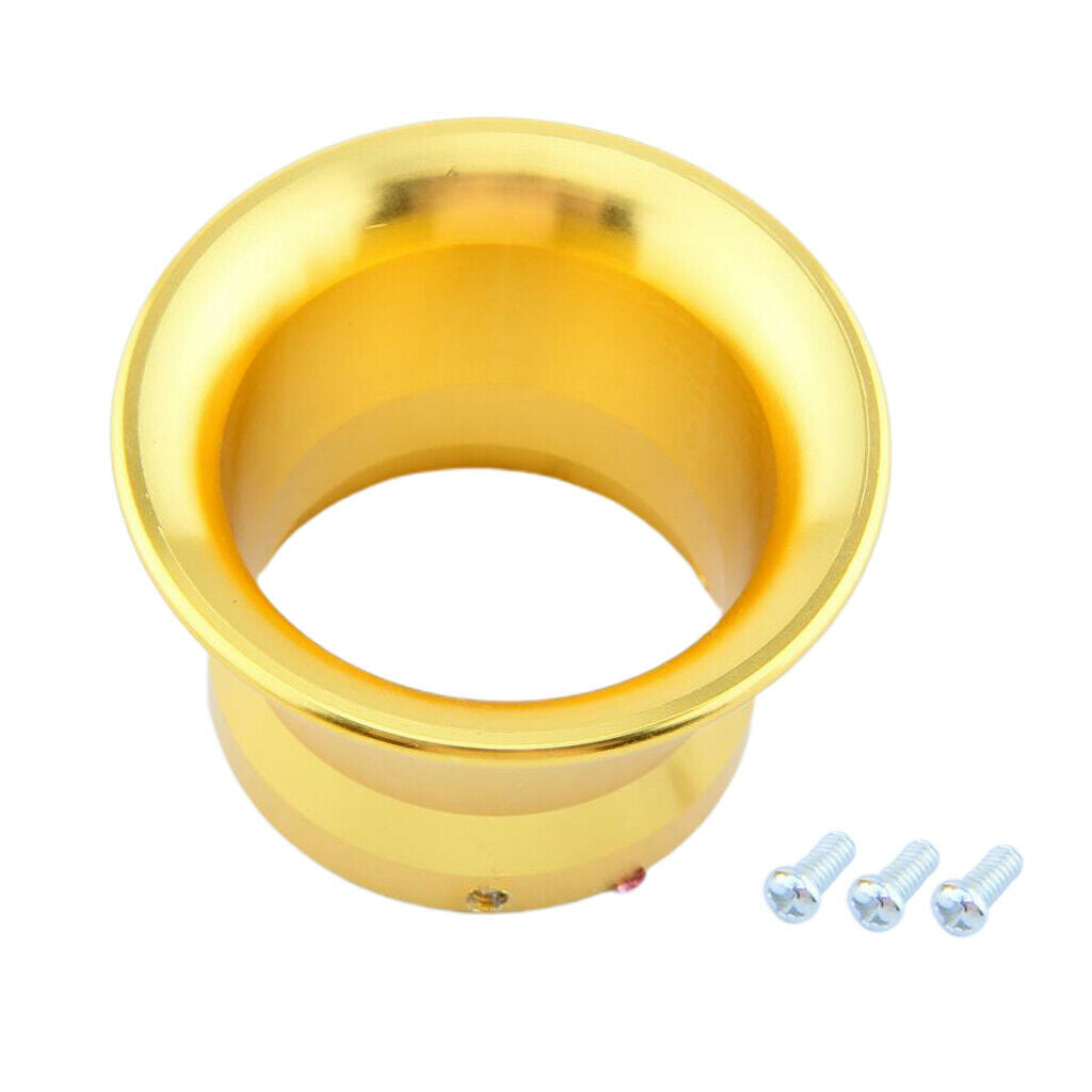 2pcs 50mm 2 Inch Yellow Velocity Stack Kit for PWK24 PWK30 Carburetor Intake