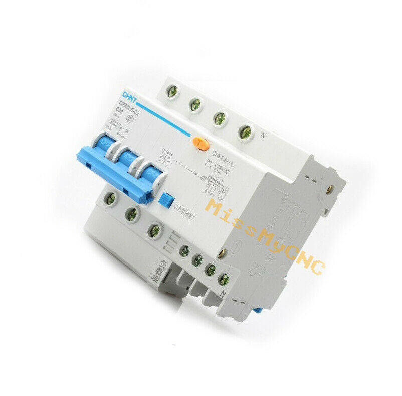 Earth Leakage Protection Circuit Breaker DZ47LE-32 3p+N C16 16A 380V-415v