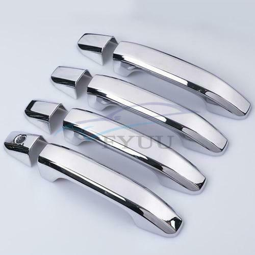 8Pieces\Set Chrome Car Door Handle Cover For 2015-18 Chevy Suburban Tahoe Yukon