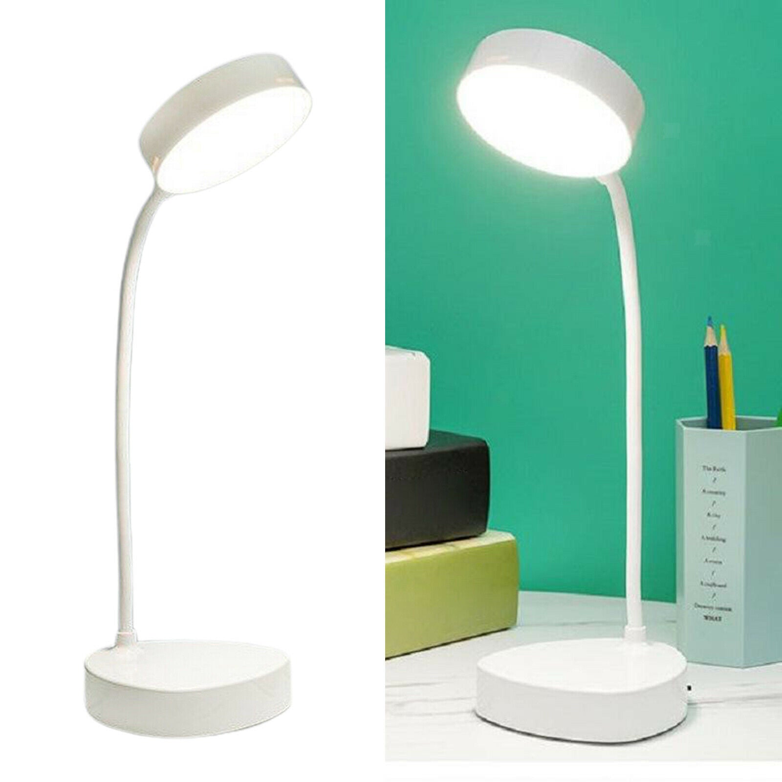 Bedroom LED Desk Reading Lamp Home Night Light Dimmable Flexible USB Home