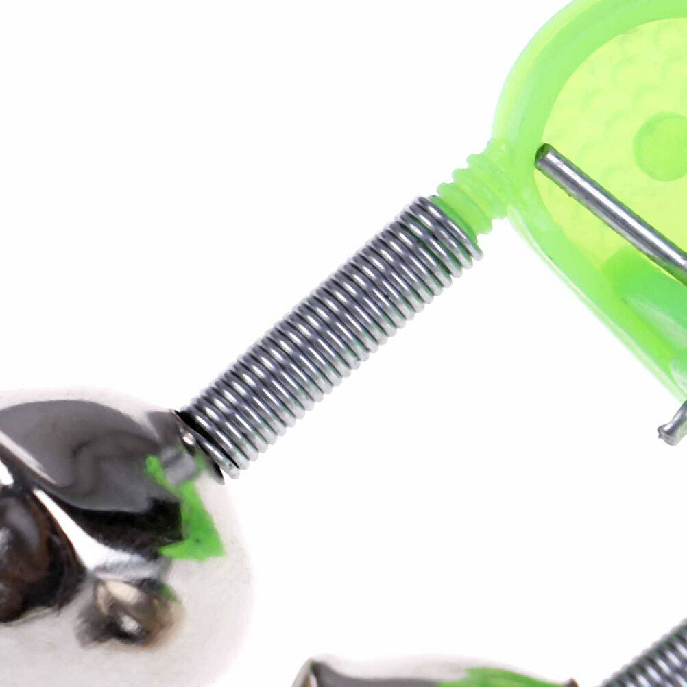 10Pcs Fishing bite alarms fishing rod stalk bells clamp tip fishing tackle S BU