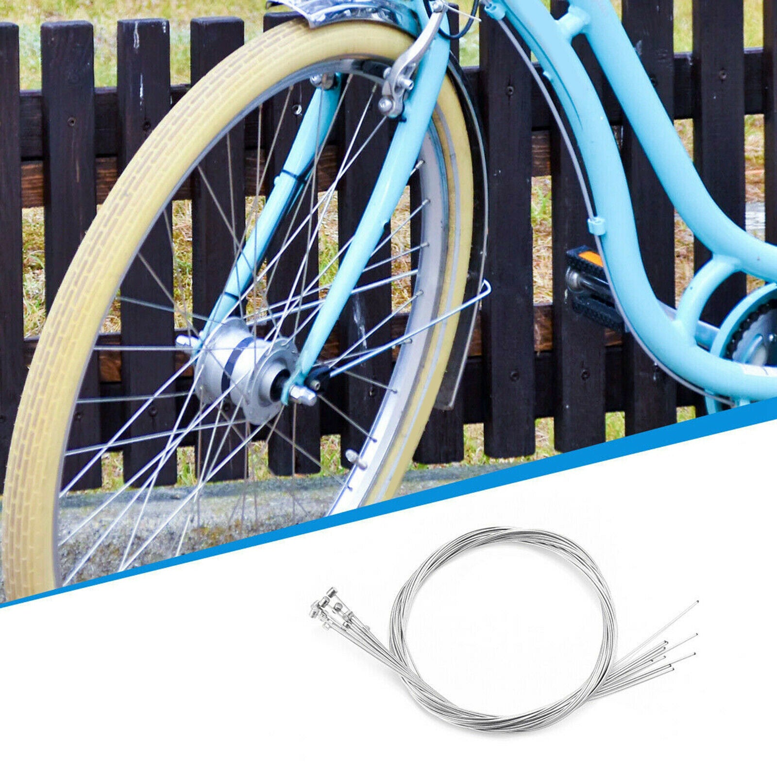 10x Bicycle Shifter Derailleur Gear Steel Rear Inner Brake Cables Wires