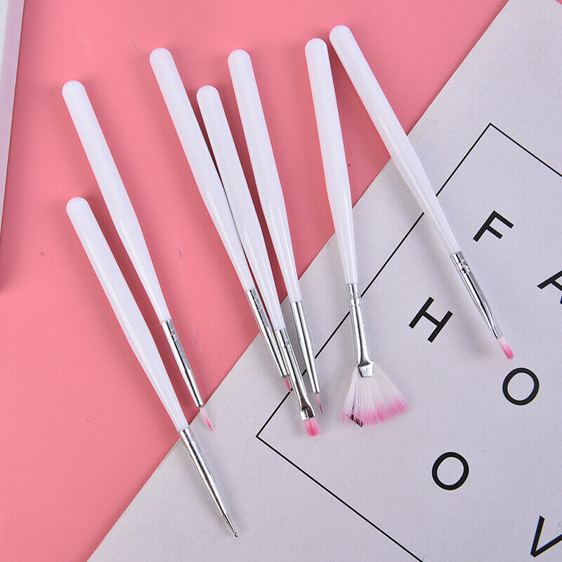 7pcs Cake Icing Decorating Painting Brush Fondant Dusting Sugarcraft DIY .l8