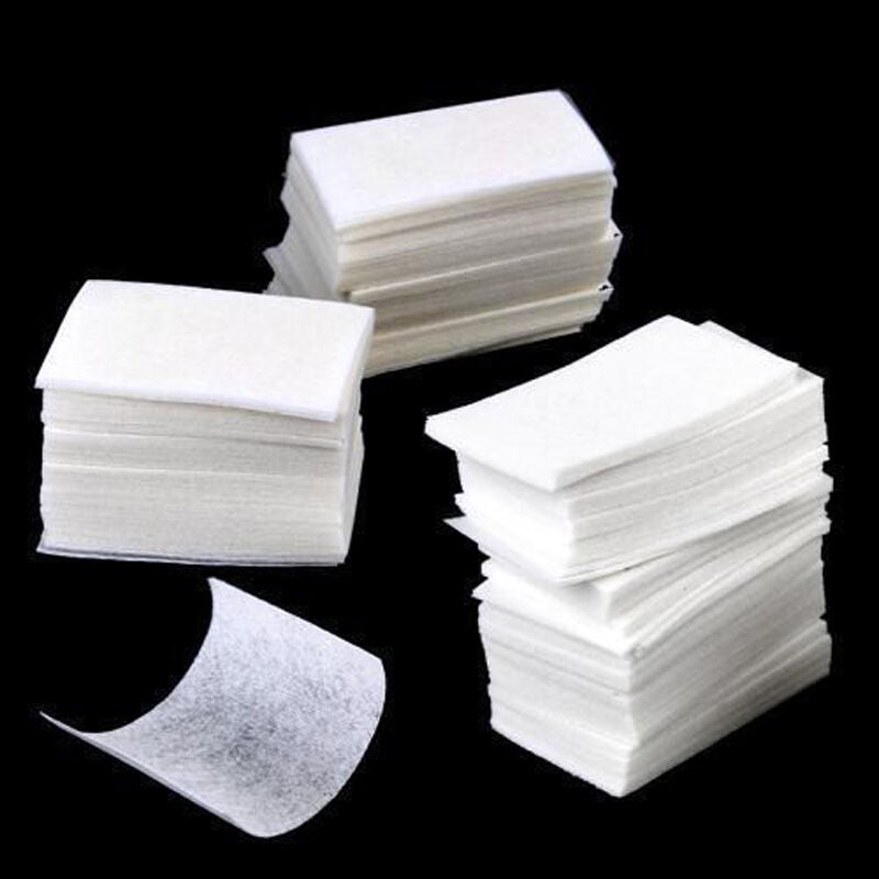 Cotton 1000pcs Acrylic UV Gel Tips Nail Polish Remover Cleaner Wipes Lint CHI