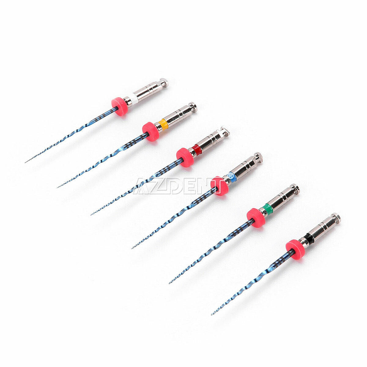 3 Pack Dental Endo V Blue Engine Use NITI Root Canal Rotary File 25mm 04 #15-#40