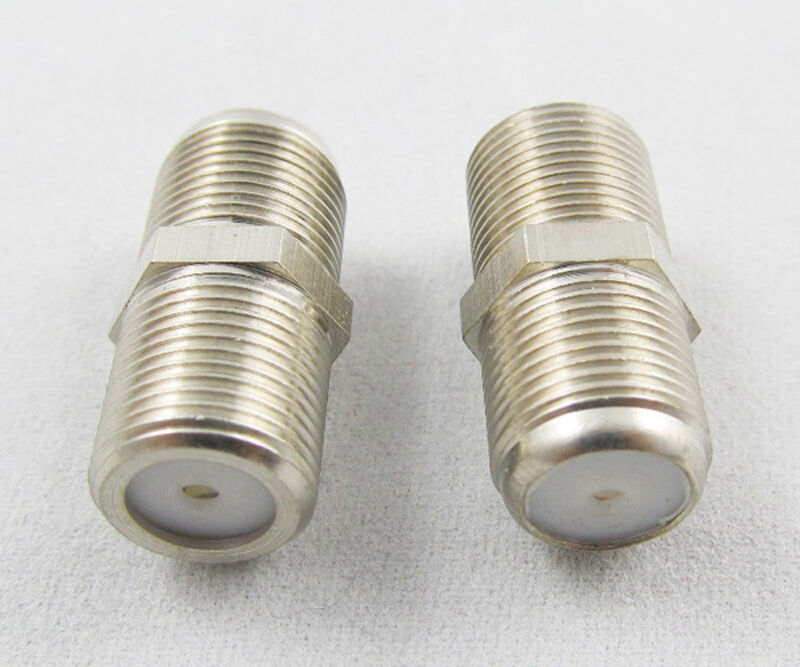 50 pcs F TYPE F Femlle Jack to F Female Jack Straight Adapter Connector