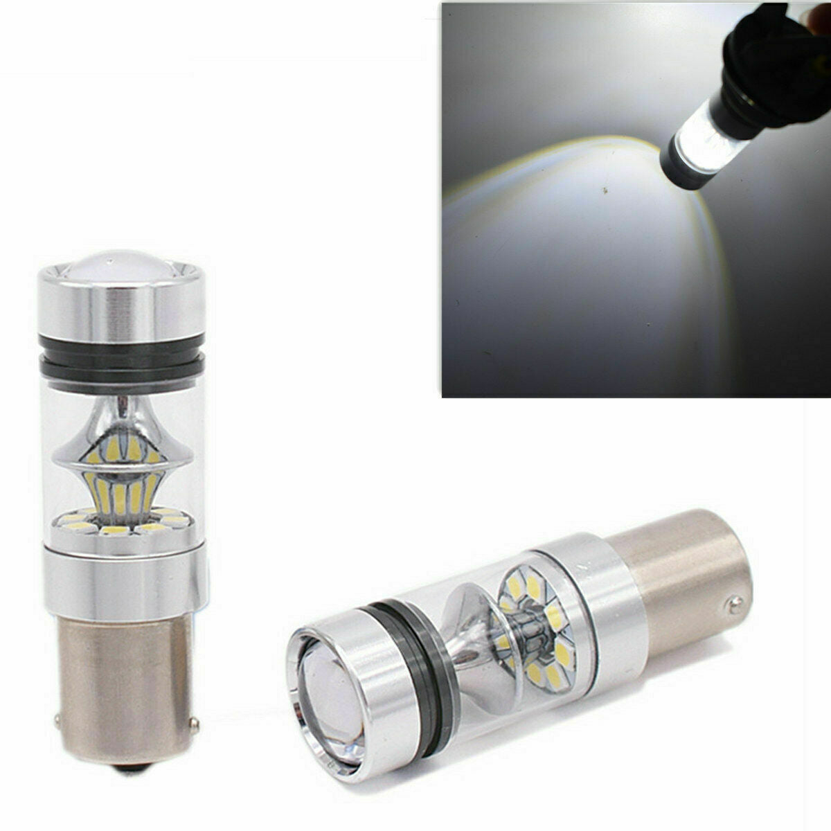 1X 1156/BA15S/P21W 20SMD Canbus LED Bulb Car Backup Reverse Light Lamp 1000LM