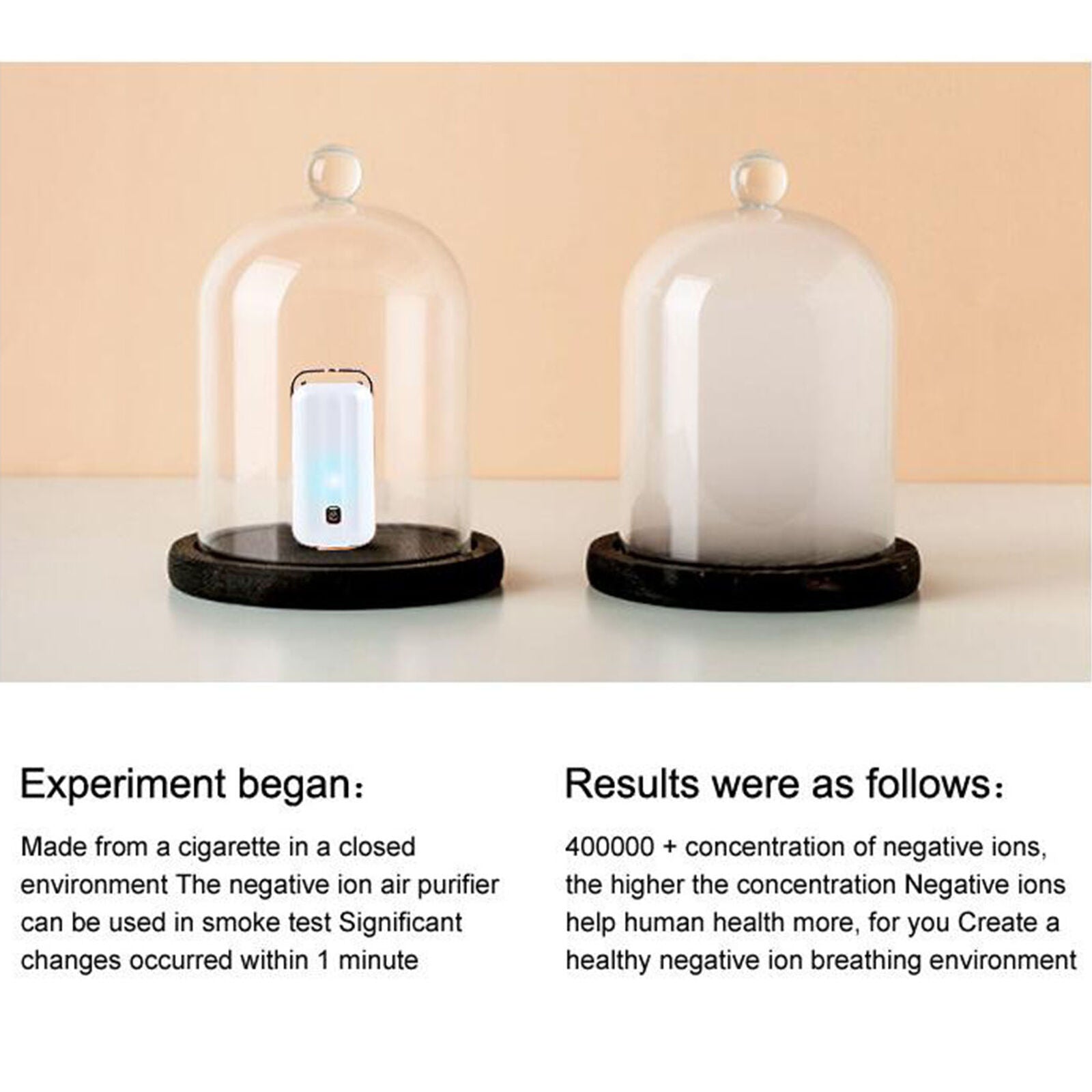 Portable Necklace Air Purifier Mini Anion Wearable Negative Lonizer Generator