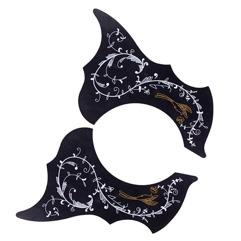 Left Right Handed 40/41'' Folk Guitar Pickguard Scratch Plate Black