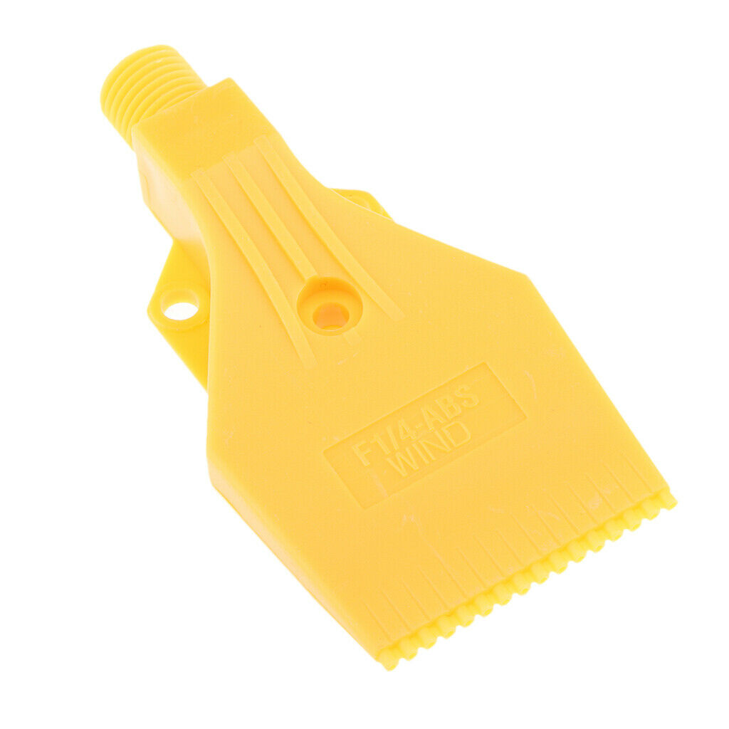 Yellow Plastic 3 Holes Flat Fan Nozzle Air Blower Nozzle Wind Jet Air Nozzle