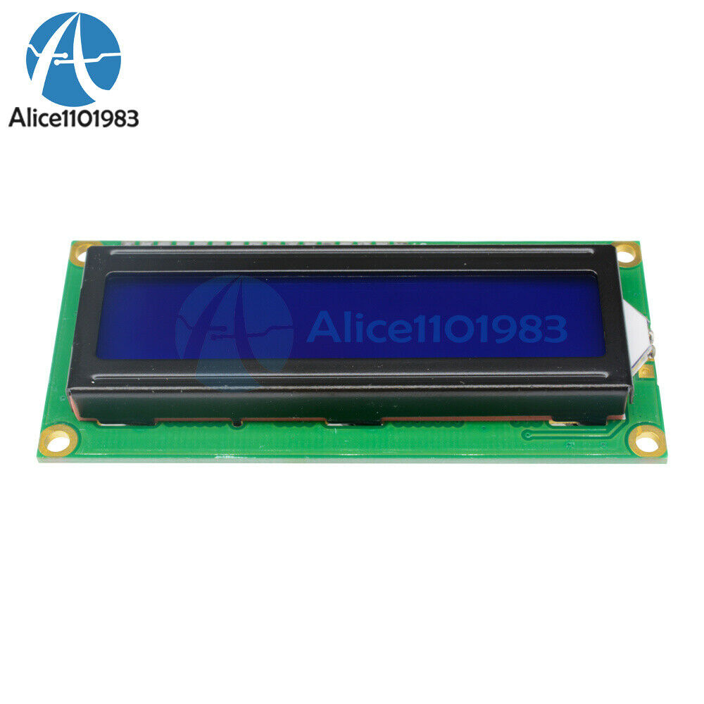 2X IIC/I2C/TWI/SPI Serial Interface1602 16X2 Character LCD Module Display Blue