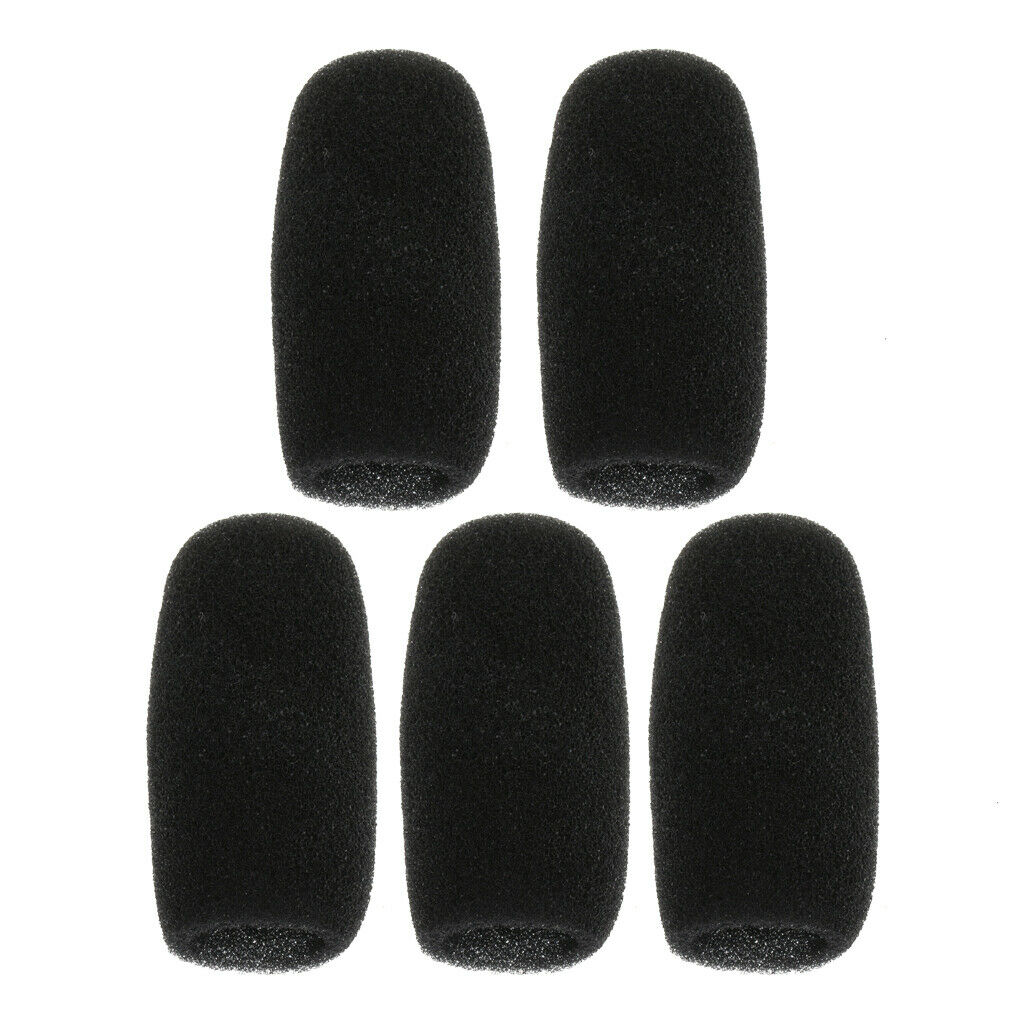 5 Pcs   Filter Windscreen Sponge Windshileld Interview Microphone Cover M5