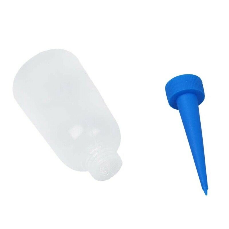 5X(Blue & White Empty Liquid Applicator Bottle 100 ml Oil O5M6)