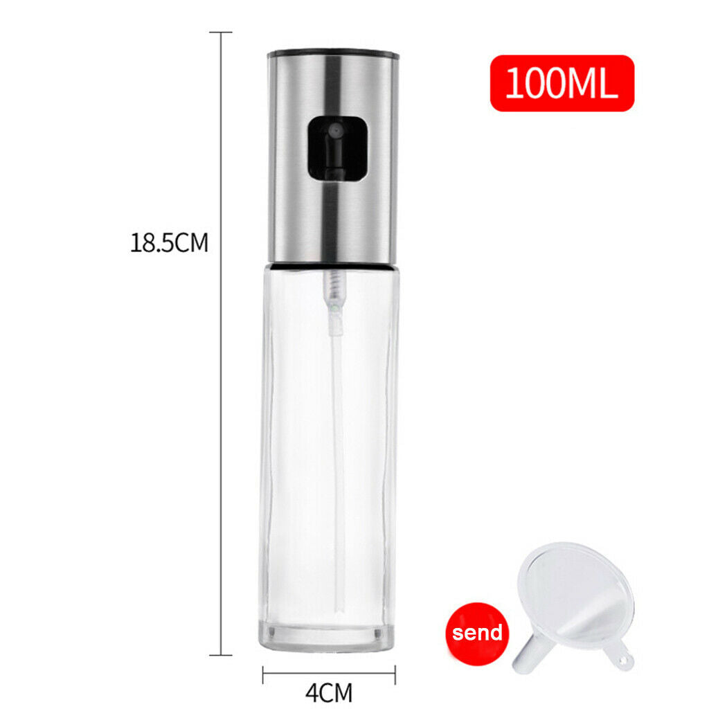 Kitchen Reusable Oil Dispenser Vinegar Sprayer Bottle Pot for Baking 100ml