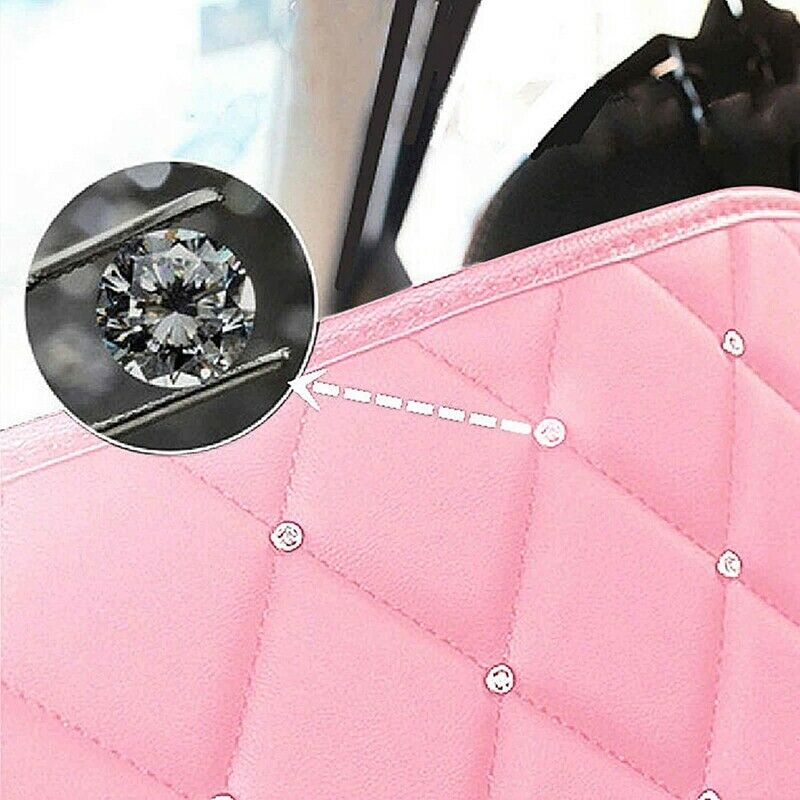 Car Handbag Holder Shining Diamond Seats Back Organizer Storage Ber Pets Kids W8