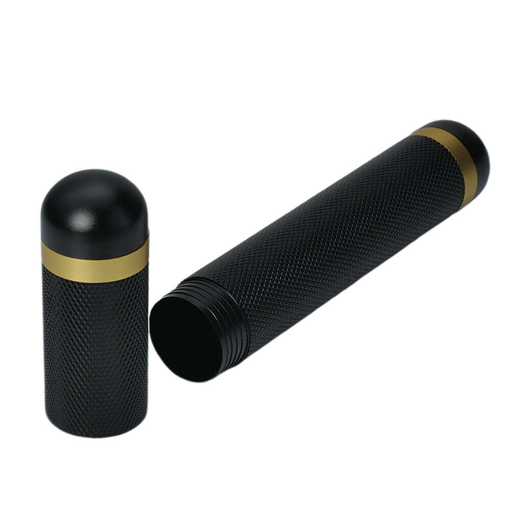 1 Set Cigar Tube Travel Humidor Holder Cigar Case Portable Storage Black
