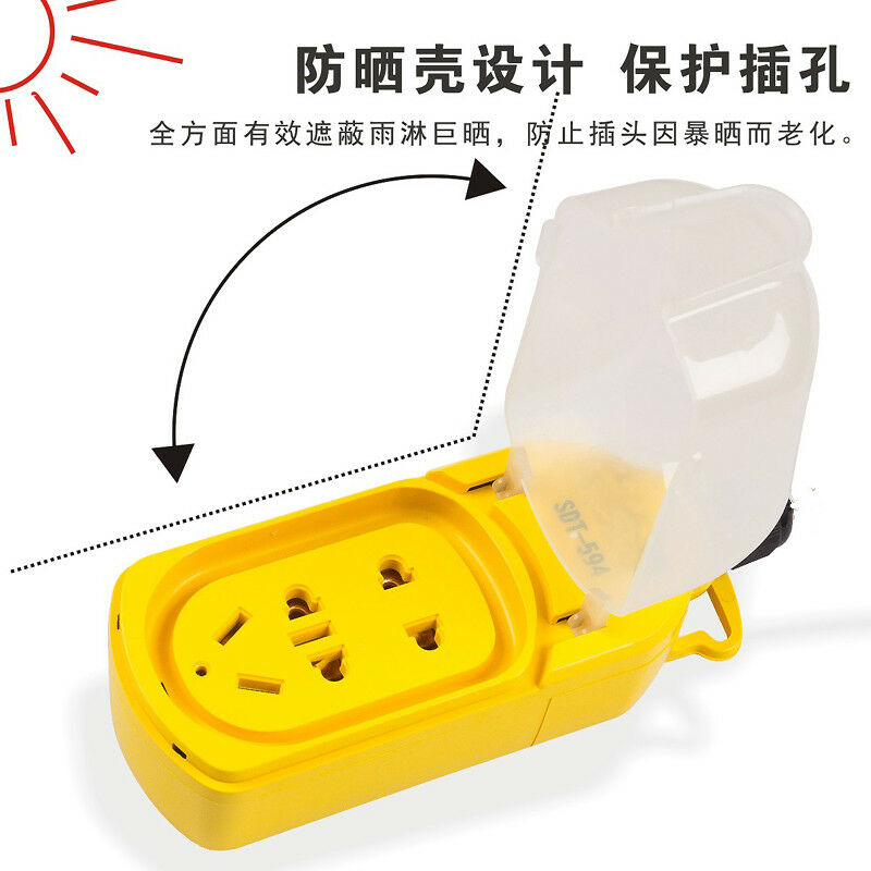1PCS Extension Socket 2500W 250V 10A AU EU Socket Engineering Dedicated Power