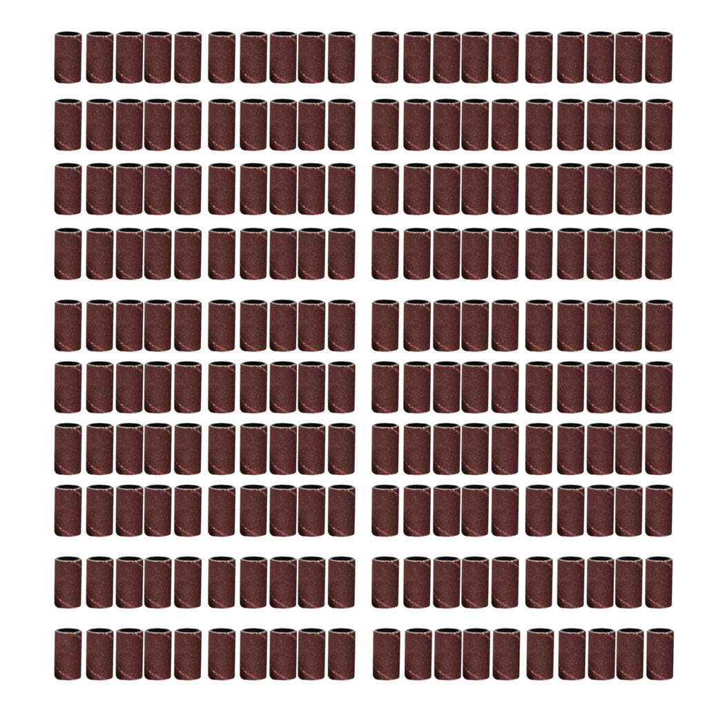 Sanding Bands Replacement for Nail Art Drill Bits - 100 Pieces, 180 Grit