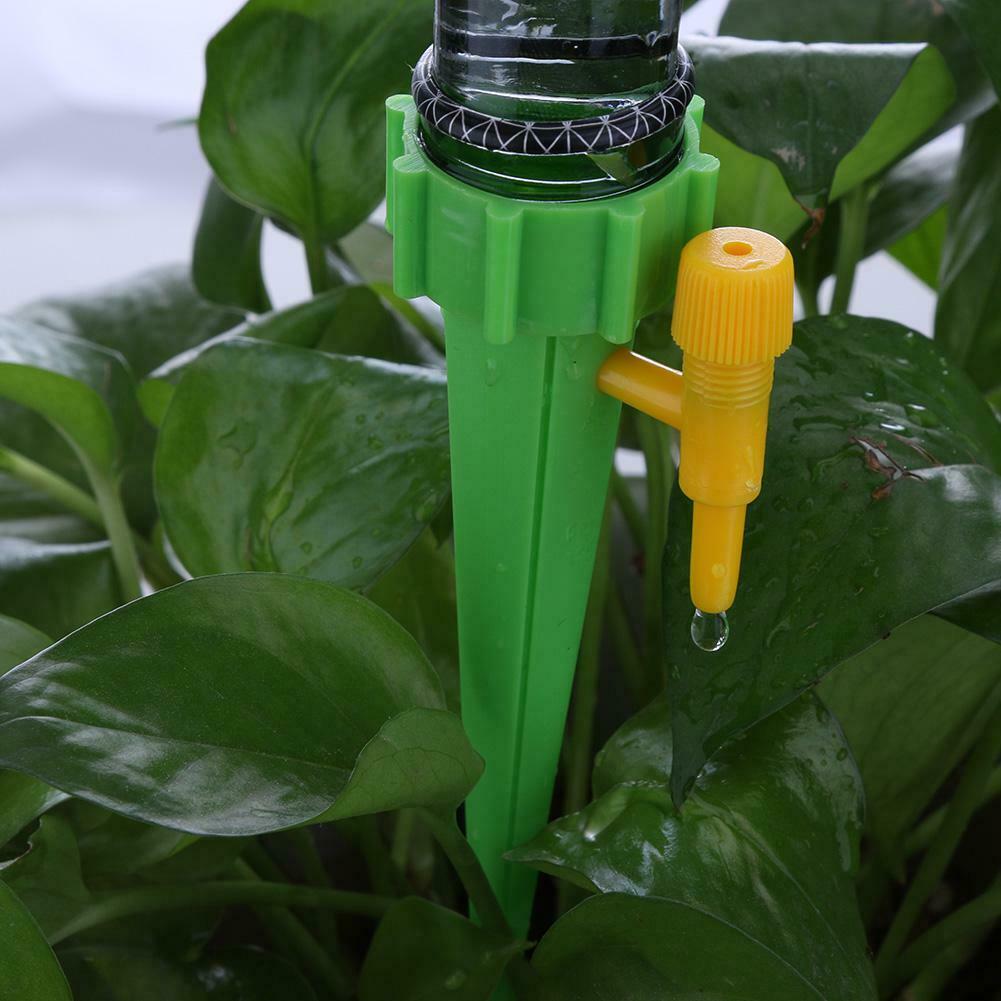 12Pcs Plant Self Watering Spikes Adjustable Automatic Drip Irrigation System