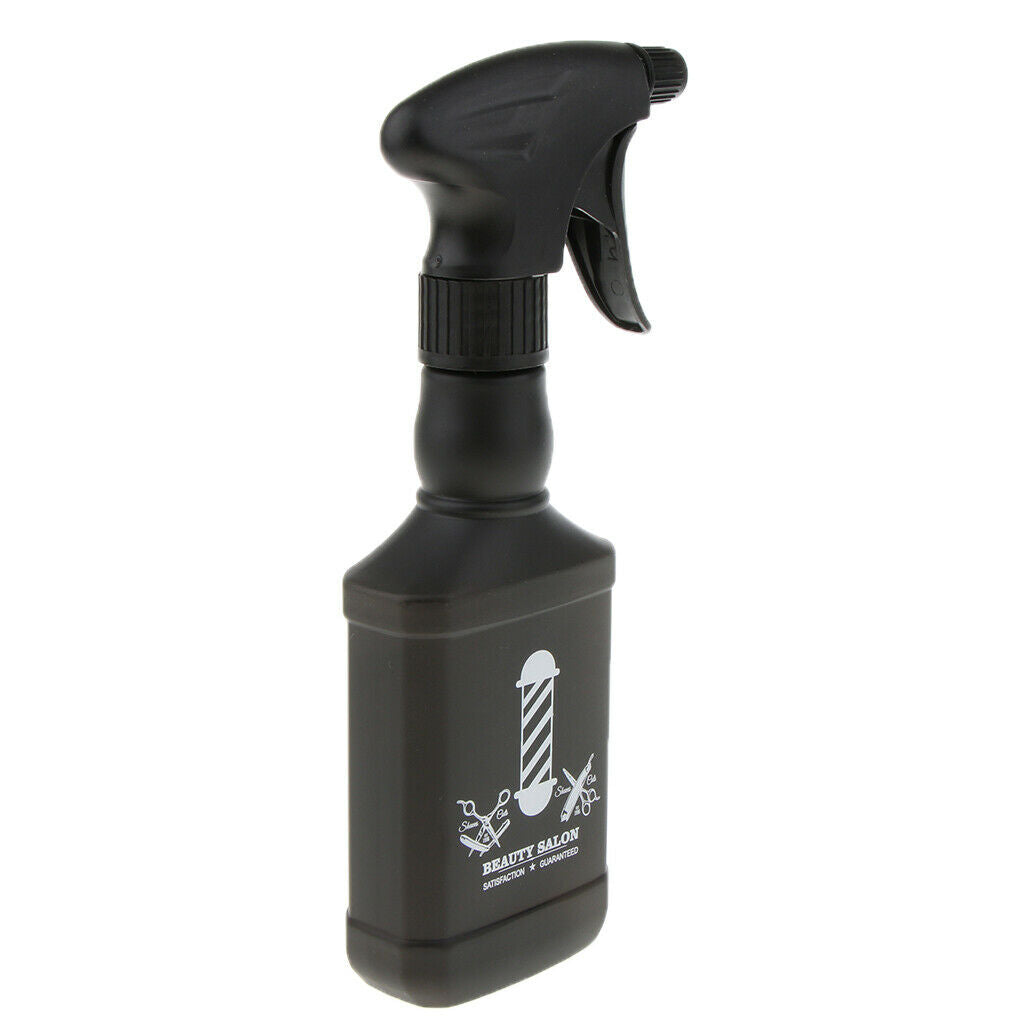 Black Plastic Hair Spray Bottle Salon Hairdressing Plant Water Sprayer 325ml