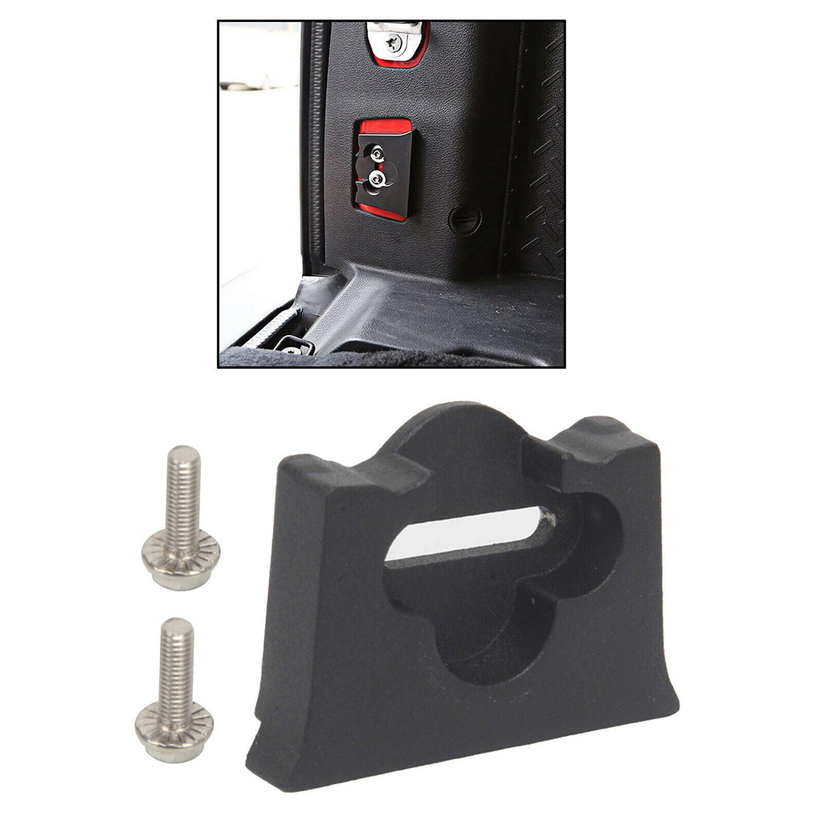 Aluminum Alloy Tailgate Latch Bumper Actuator for Jeep JK JKU 2007-2017 1Set
