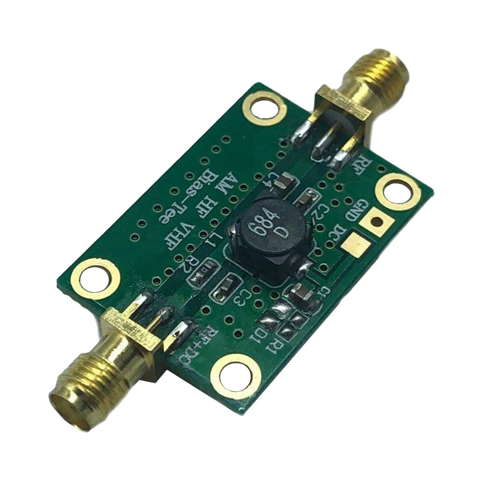 DC1-50V Receiver 25K-100mhz HF Bias Tee Amplifier LNA Wideband Board Module