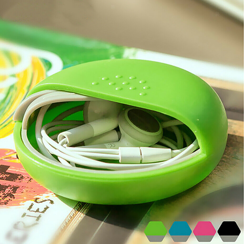 Portable Hard Case Box for Pills Coin Earphone SD Card Jewelry Storage-Green