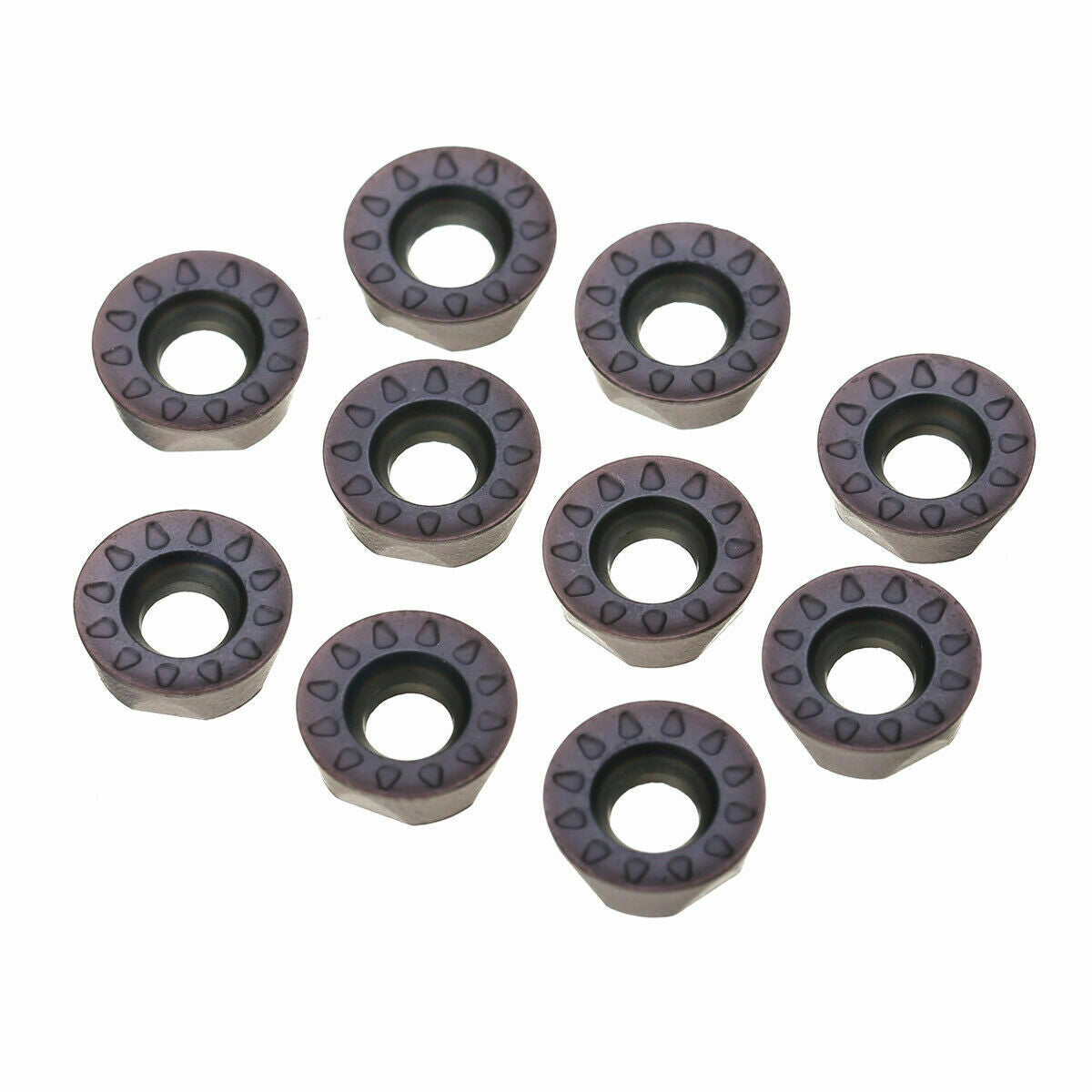 RPMT08T2M0E-JS BP1125 Indexable CNC Carbide Milling Inserts For SRDPN holder