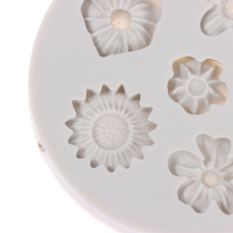 DIY Flowers Cake Shape Silicone Mold Decoration Chocolate Sugar Clay Craf.l8