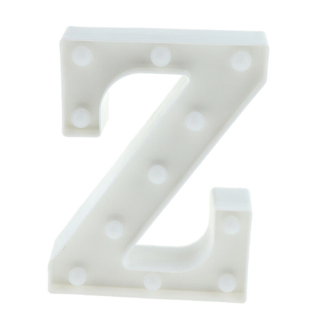 Decorative LED Letter Marquee Sign with Lights Z