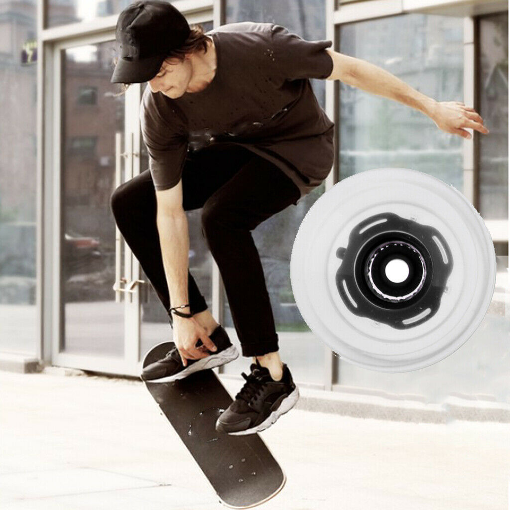 4x 70x51mm Outdoor Skateboard Wheels Glow Flash Longboard Wheel Replacement