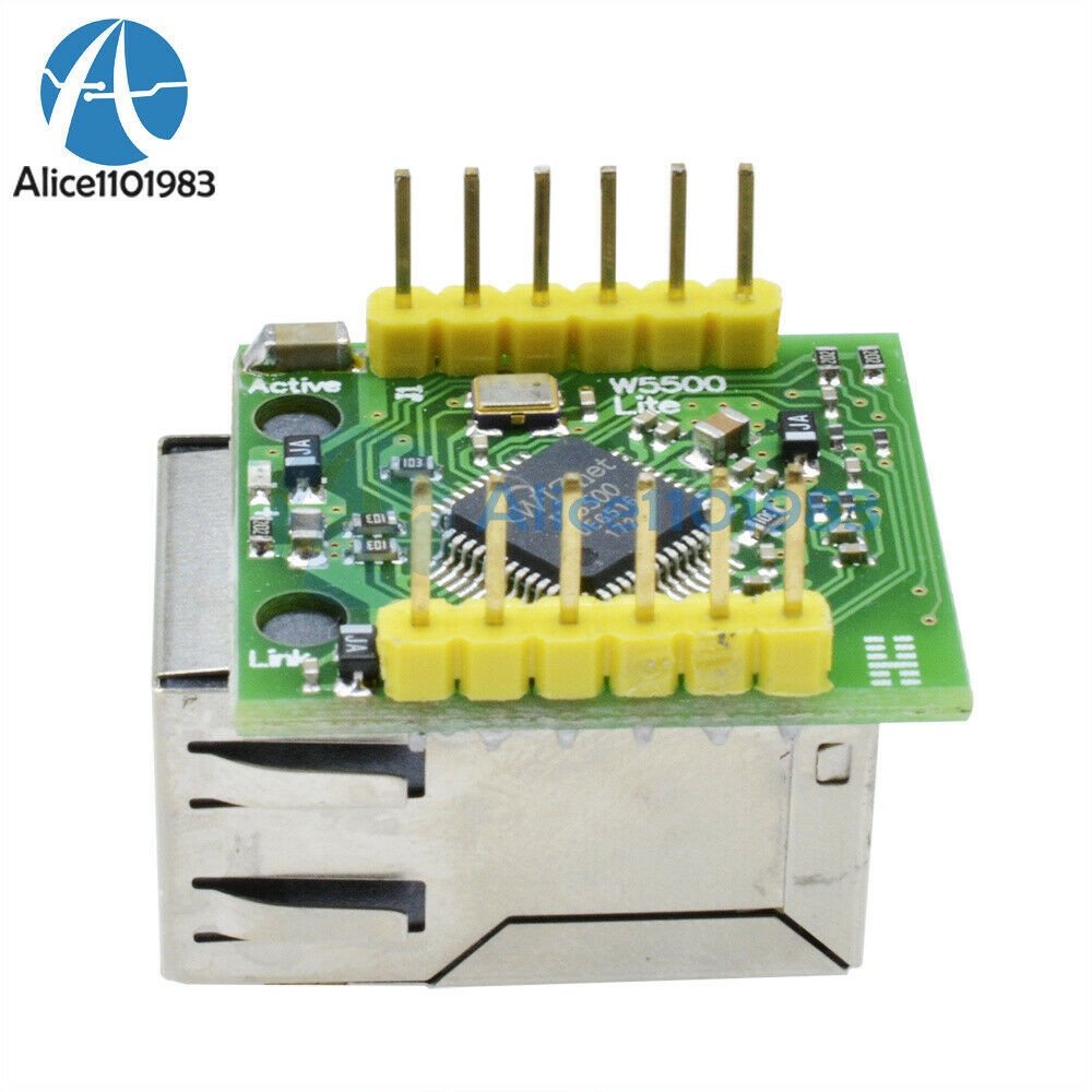 2PCS USR-ES1 ENC28J60 W5500 Chip SPI to LAN/ Ethernet Converter TCP/IP Module