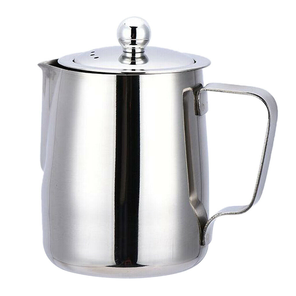 Stainless Steel Teapot Loose Tea Leaf Infuser Tea Pot Coffee Hot Water Pot 1L