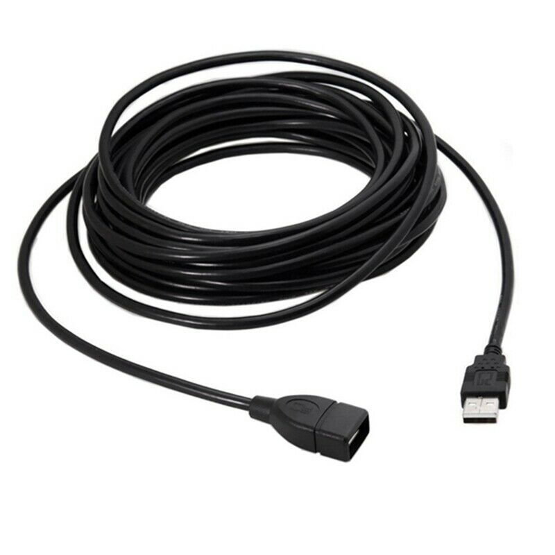 USB 2.0 Extension Cable - A-Male to A-Female - 9.8 Feet (3 Meters) I9D7