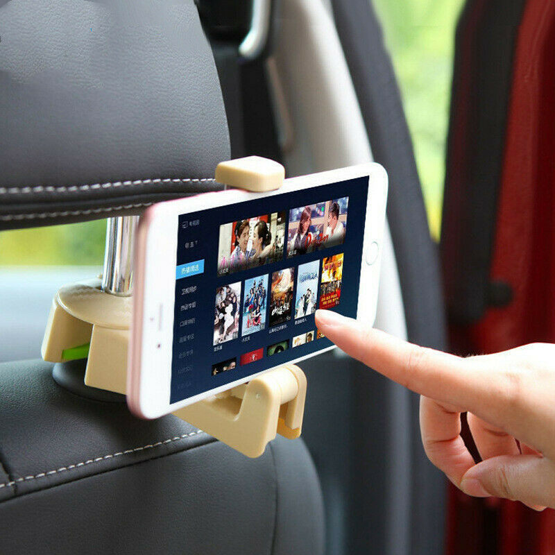 Adjustable Car Rear Headrest Hooks Car Phone Holder Fastener Seat Back Hanger