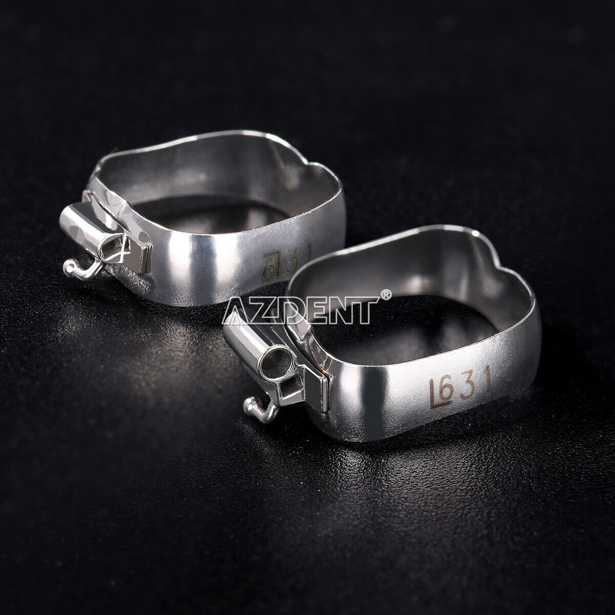 2X Dental Orthodontic 1st Molar Bands with Buccal Tube MBT 022" 16#-35# U2L1