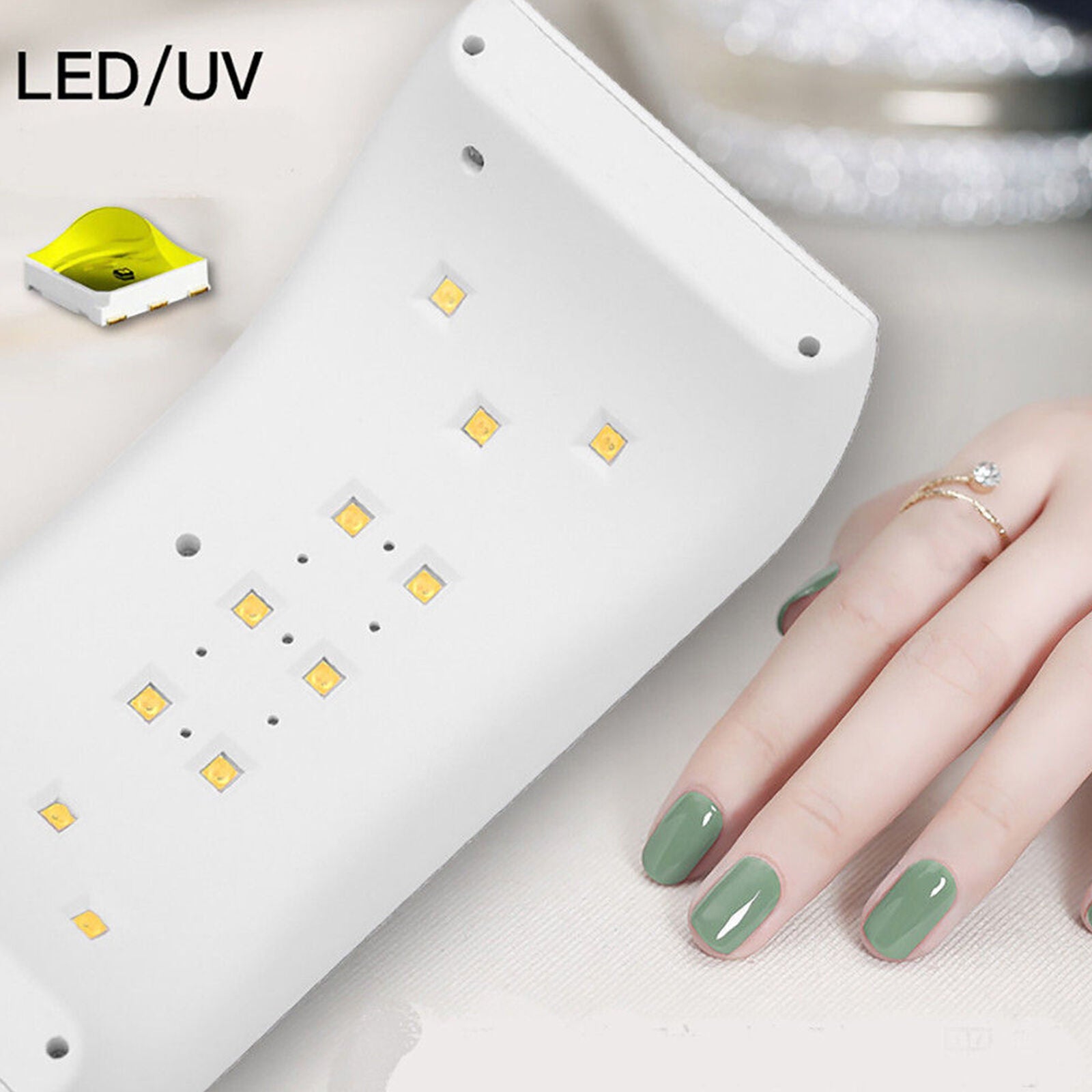36W USB LED UV Nail Gel Curing Lamp Light Nail Gel Polish Dryer Nail Art Machine