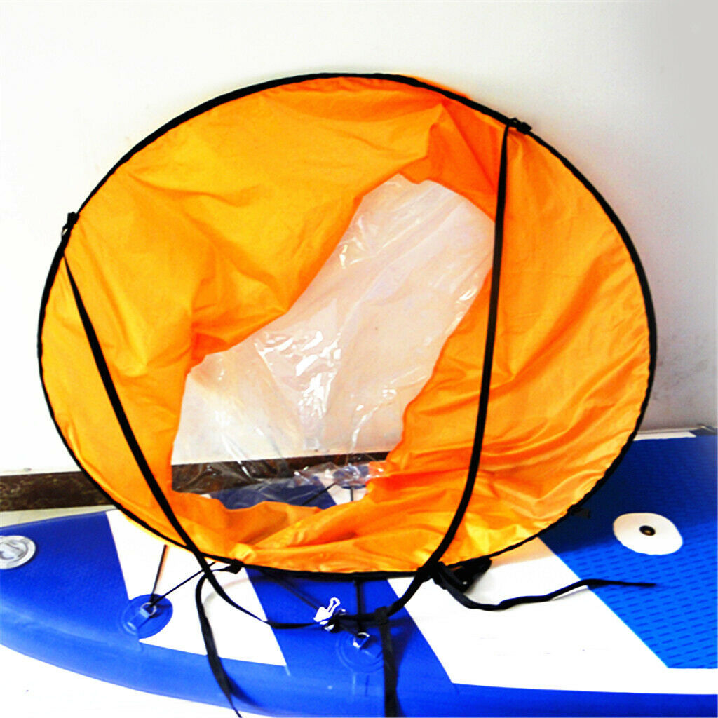 Foldable 46 "Kayak Boat Wind Sail Paddle Board Sail With Clear