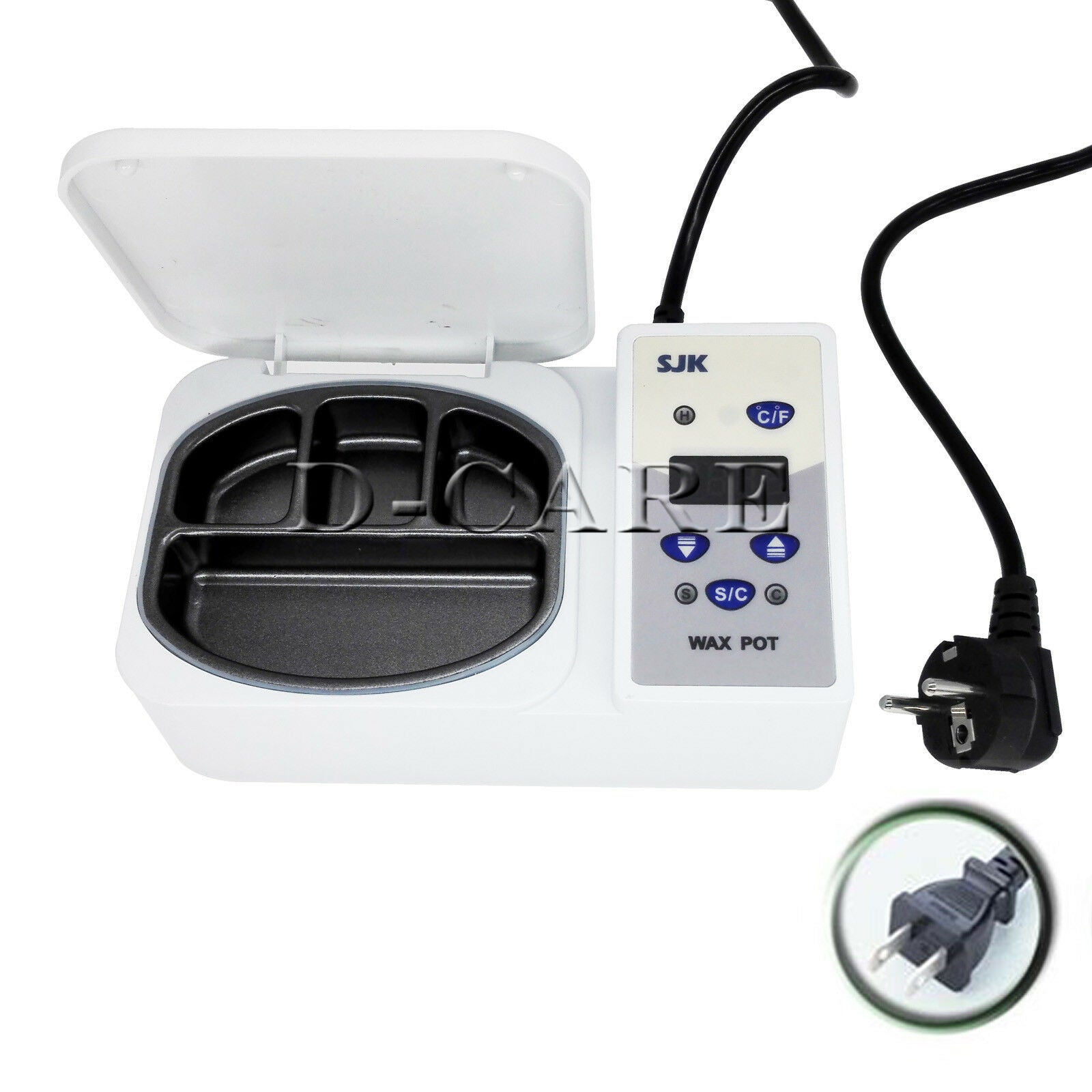Dental Digital Wax Heater 4-well Pot Dental Lab Equipment for Melting 110V DC