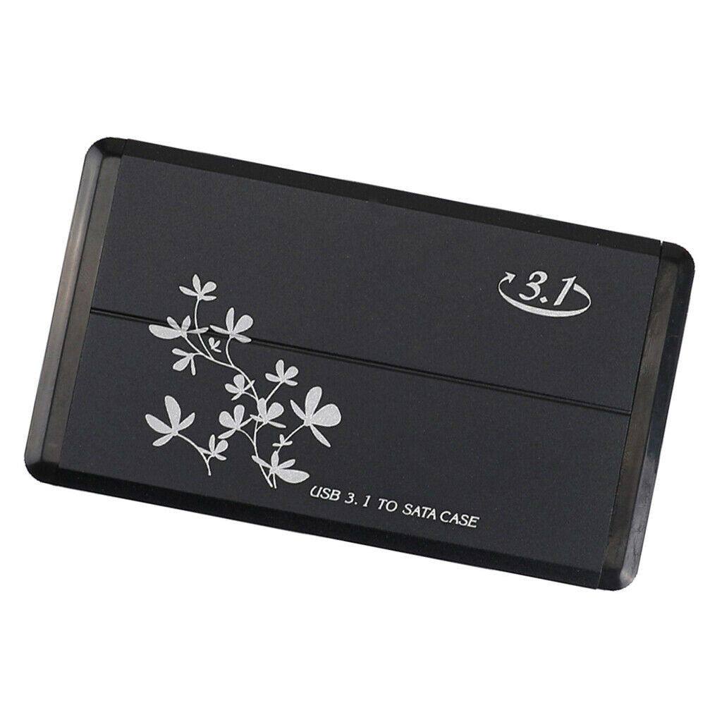 60G USB Type C 3.1 2.5-inch External HDD Hard Drive Enclosure Case, Optimized