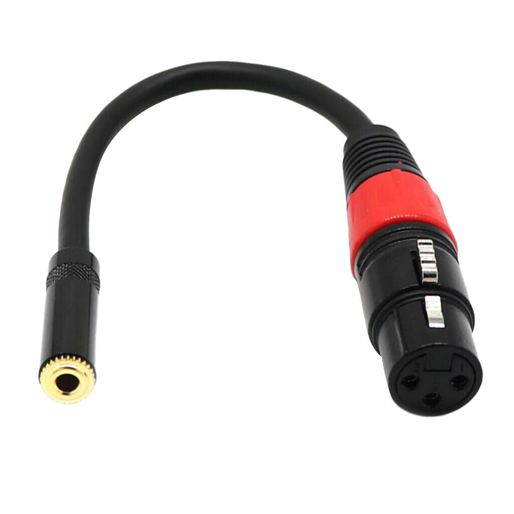 3.5mm to XLR Cable 0.2m, 3.5mm Female to XLR Female Cord, XLR to 3.5mm Connector