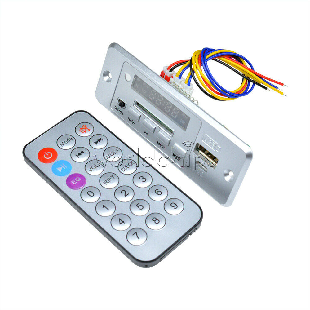 Mini 5V MP3 Decoding Board Bluetooth Call  WAV Module U-Disk &TF Card &Amplifier
