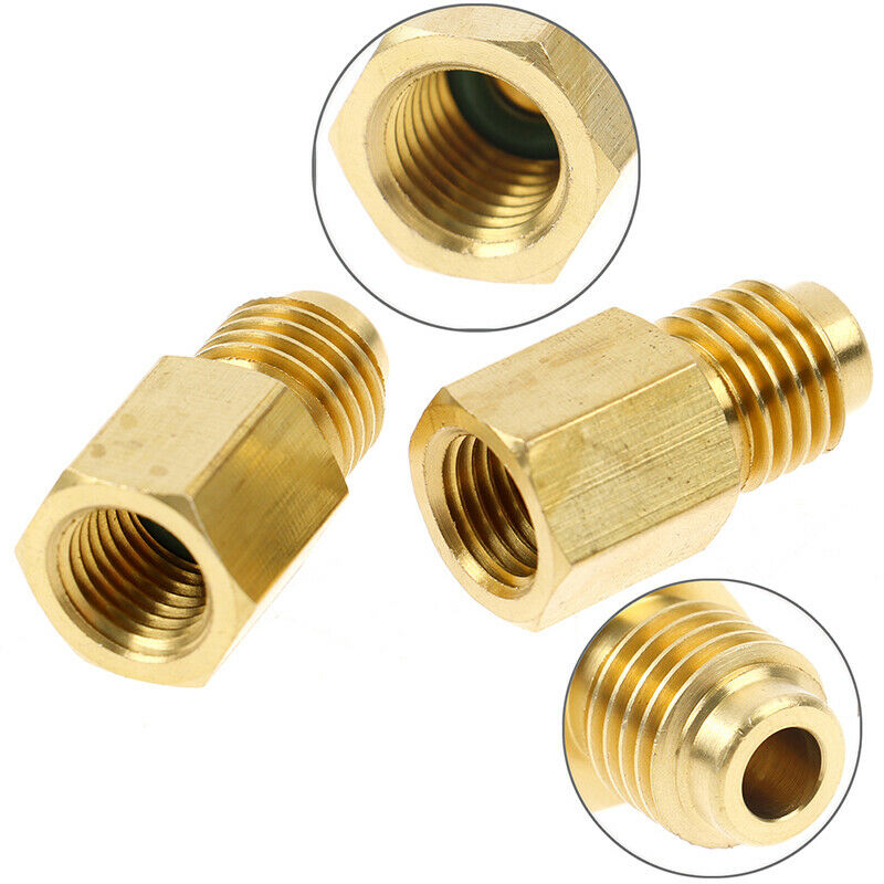 R12 To R134a Adapter Kit 1/4 Female 1/2 Male Air Conditioner Adapter Va JYDFAU