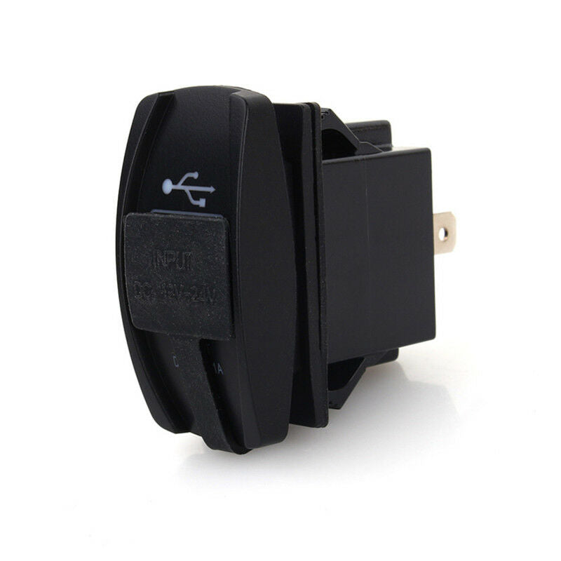 Universal 12-24V DC 3.1A Dual LED USB Car Power Supply Charger Port Socket Handy